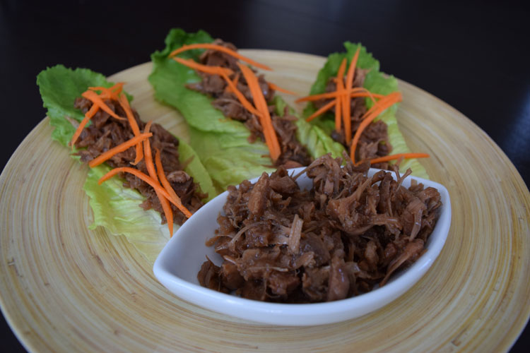 Effiloché de jackfruit à la coréenne